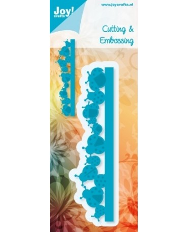 TROQUEL JOY CRAFTS Borde Mariquitas 1