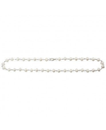 Tim Holtz ASSEMBLAGE 18"CHAIN Swirly Pearl Beaded 1pc 2