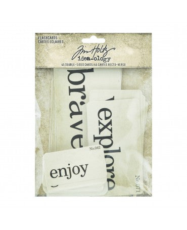 Tim Holtz Idea-ology Tarjetas Didácticas FLASHCARDS 45pc 1