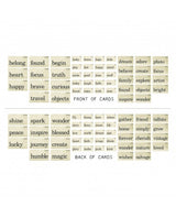 Tim Holtz Idea-ology Tarjetas Didácticas FLASHCARDS 45pc 2