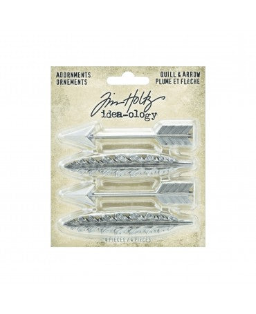 Tim Holtz Idea-ology Quill and Arrow 4pc 1