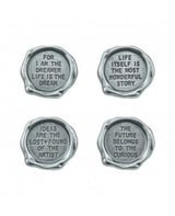 Tim Holtz Idea-ology SELLOS DE CITAS 4pc 2