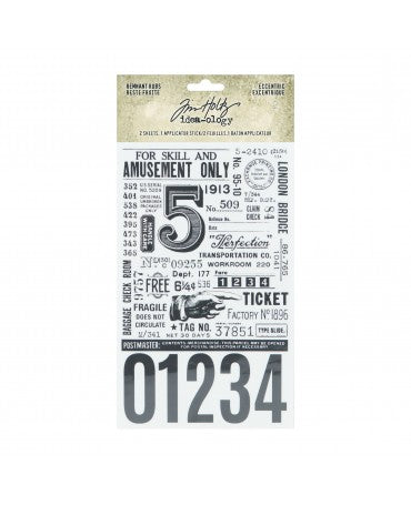 Tim Holtz Idea-ology RUB ON Excentric 2ud 1