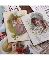 Stickers niñas vintage 9 ud 1