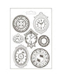 Molde Stamperia A4 ROMANTIC GARDEN OF PROMISES Relojes 1