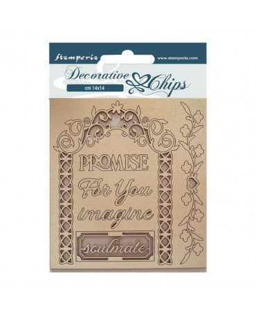 CHIPS 14x14cm ROMANTIC GARDEN OF PROMISES Promise for You 1