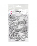 Sello silicona CIAO BELLA Spring Tea Party 20x15cm 1