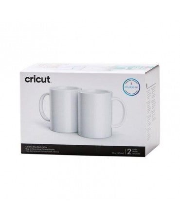 CRICUT Set 2 Tazas Cerámica Blanca 15 Oz 2