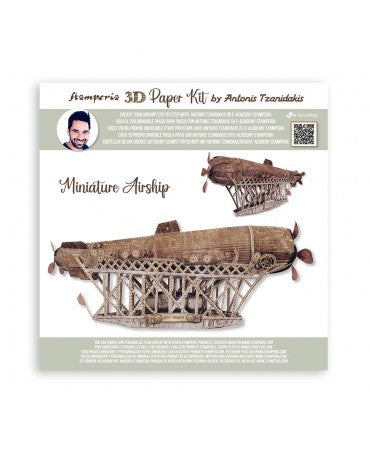 3D PAPER KIT SIR VAGABOND AVIATOR Airship 2