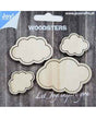 Madera Silueta JOY! CRAFTS Nubes 4ud 1
