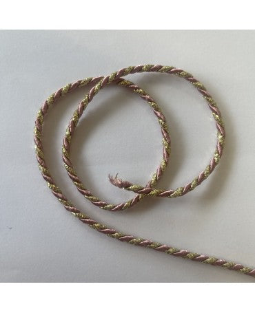 CINTA CORDÓN Rosa y Oro 1