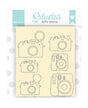 Chipboard ARTIS DECOR Camaras de fotos 6 PZAS 1