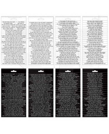 Tim Holtz idea-ology LIBRO PEGATINAS SMALL TALK SNARKY 218pc 2