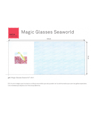 Panel katia magic glasses seaworld Camiseta 1
