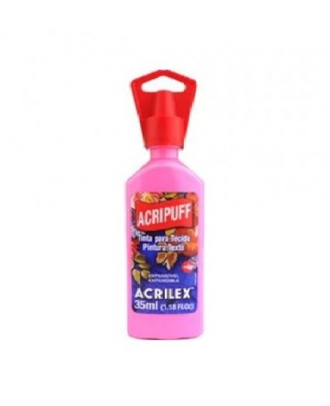 Pintura TEXTIL RELIEVE ACRIPUFF Rosa 1