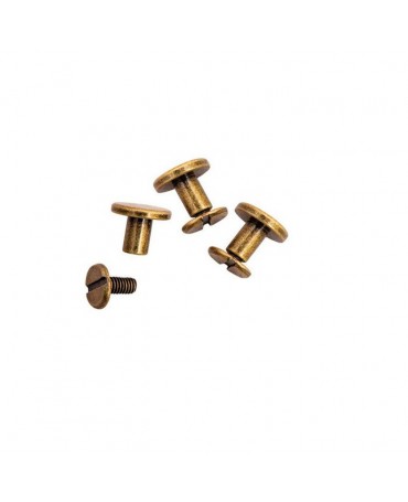 Tornillos Encuadernación Old gold Nr.02 1