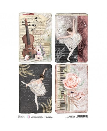 Papel Arroz CIAO BELLA A4 Cygne Noir Cards 1