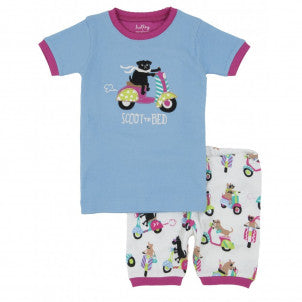 Pijama corto niña scooter dog hatley 6 años 1
