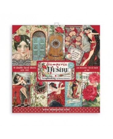 COLECCIÓN 30x30 STAMPERIA Desire 1