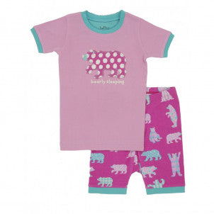 Pijama corto niña bearly sleeping hatley 7 años 1
