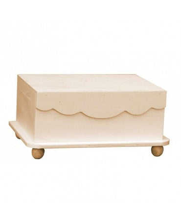 Madera CAJA Ondas y Espejo 27,5 x 19 x 12,5cm 1