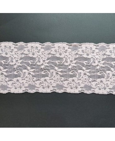 PUNTILLA NYLON 150 mm Rosa empolvado 1