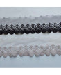 PUNTILLA Negra Tul Bordado Ondas 85mm 1