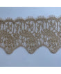 PUNTILLA NYLON 18cm Camel Flores y ramas 1