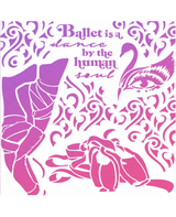 Stencil CIAO BELLA Dance by the Human Soul 20x20cm 2