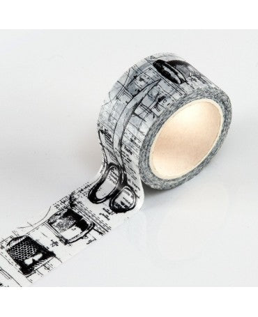 Washi Tape AALL AND CREATE Fragmentos 25mm 10m 1
