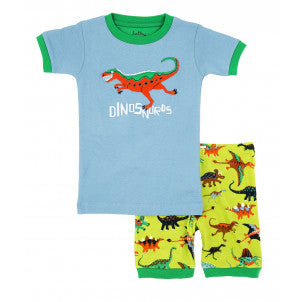 Pijama corto niño dinosnorns hatley 5 años 1