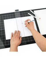 BASE CORTE CRISTAL NEGRA Tonic Studios Tim Holtz glass media mat 35.5 x 58.4 cm 2