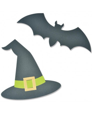 TROQUEL SIZZIX BIGZ DIE Plus Die Hat Bat & Buckle 2