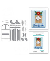 TROQUEL SPELLBINDERS trineo de bienvenida de invierno 1