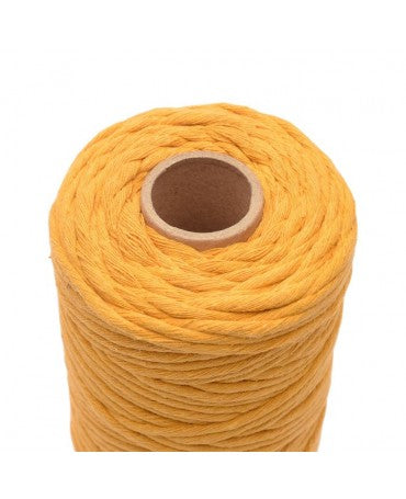 Cuerda MACRAMÉ Jaune Ocre 3mm x 100m 2