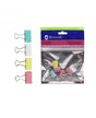 PINZAS Sujeta Papeles Colores Pastel 19 mm 1