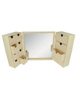 Madera MUEBLE TOCADOR CON ESPEJO Artemio 26X26X8cm 2