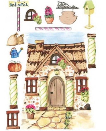PAPEL ARROZ CALAMBOUR Casita Galletas 1