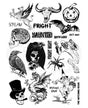 Transfer CREATIVE EXPRESSIONS 17,8X17,8CM Andy Skinner Horror 1