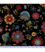 Tela Marcus Fabrics Thread The Needle Flores Negra 1