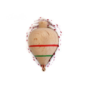 Peonza rayas rojo/verde can cels 1