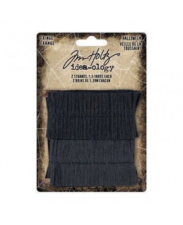 Tim Holtz idea-ology Halloween Fringe Negro 1