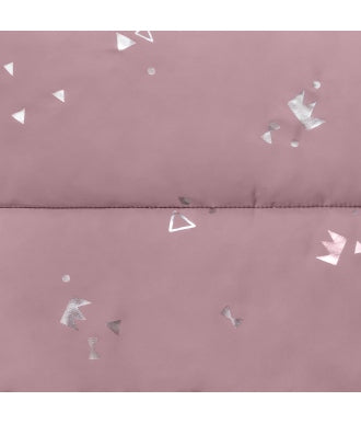 Tela Katia Padded Silver Print Pink 1