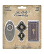 Tim Holtz Large Keyholes (3pcs) 1