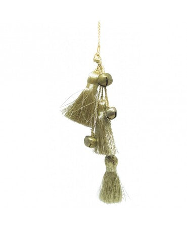 Borla con cascabeles BELL ornament 10x3cm 1