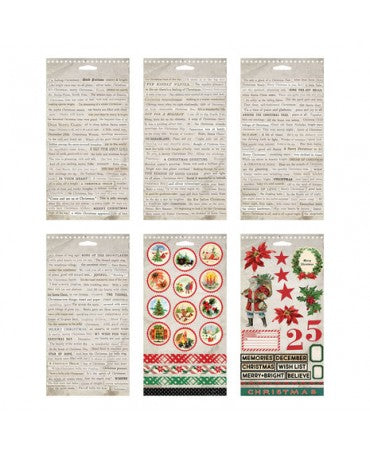 Tim Holtz Idea-ology Libro Pegatinas Navidad 2