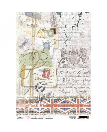Papel Arroz CIAO BELLA A4 Royal mail London's Calling 1