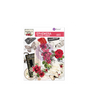 Ephemera PRIMA Magnolia Rouge 48pcs 1