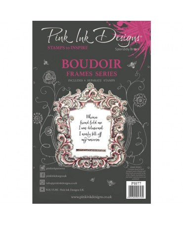 SELLO silicona CREATIVE EXPRESSIONS Pink ink Boudoir clear stamp 1