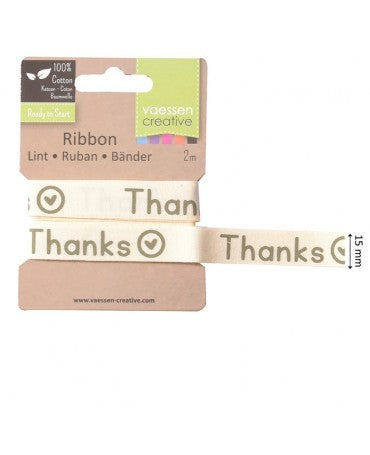 RIBBON Thanks 2mx15mm 2